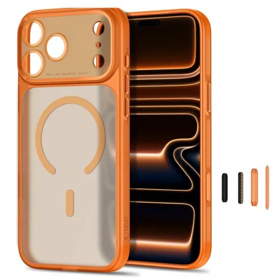 Tech-Protect MagPrime MagSafe CC, iPhone 17 Pro Max / 18 Pro Max, oranžový