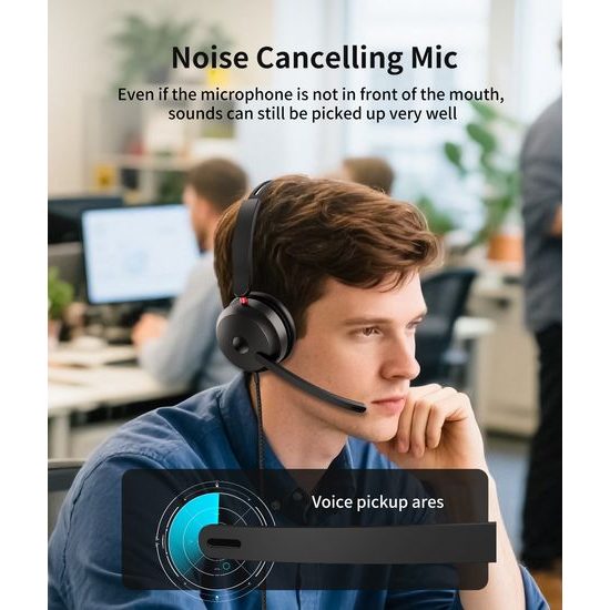 Onikuma X81 USB slušalke z mikrofonom, črne