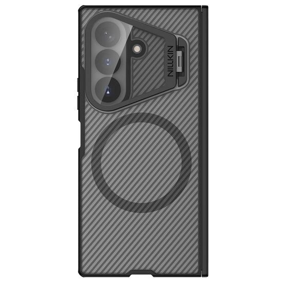 Samsung Galaxy Z Fold 8 Ultra ümbris – Nillkin CamShield Pro Magnetic – läbipaistev / must