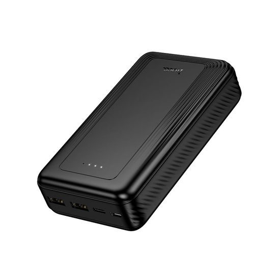 Hoco J165A Powerbank 20000 mAh für Mobilgeräte - Externe Batterie mit 2A Ladestrom - Schwarz