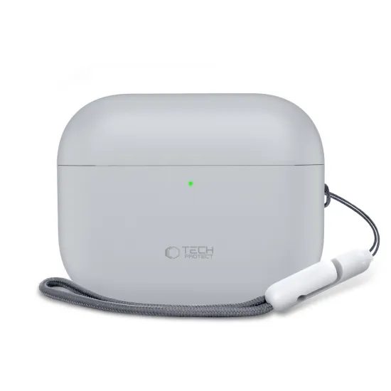 Tech-Protect Θήκη Σιλικόνης, Apple AirPods Pro 3, γκρι