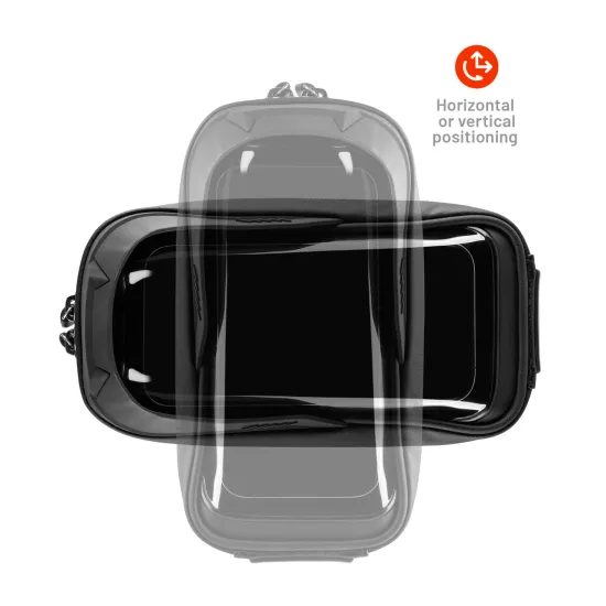 Odnímateľné puzdro na mobilný telefón na bicykel FIXED Bikee Bag 2, čierne