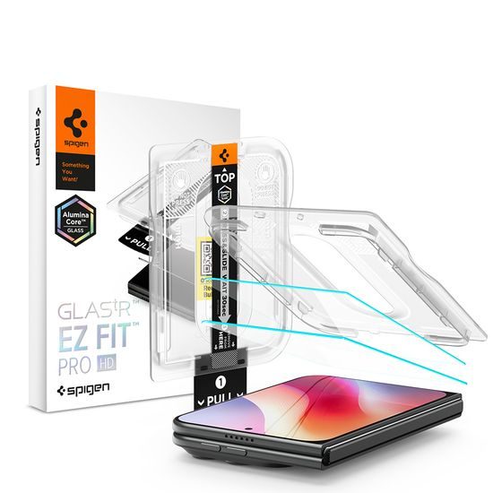 Spigen Glas.TR EZ Fit Pro HD (AGL12013), Tvrdené sklo 2 kusy, iPhone Duo, priehľadný