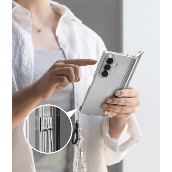 Ringke Fusion Flap θήκη, Samsung Galaxy Z Fold 8 Ultra, διάφανη