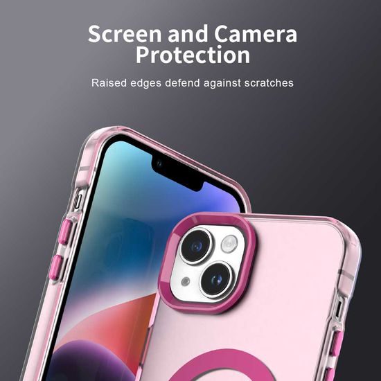 Techsuit CandyCase MagSafe, iPhone 13, rosa