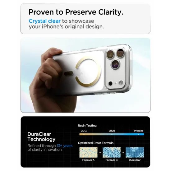Spigen Ultra Hybrid Mag s MagSafe, iPhone 17 Pro Max / 18 Pro Max, zlatý