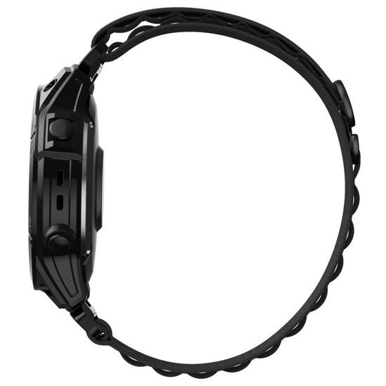 Tech-Protect Nylon PRO, Garmin Fenix 3 / 5X / 3HR / 5X Plus / 6X / 6X Pro / 7X, črn