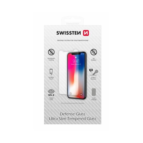 Swissten 2,5D Displayschutz aus gehärtetem Glas, Samsung Galaxy S20 FE