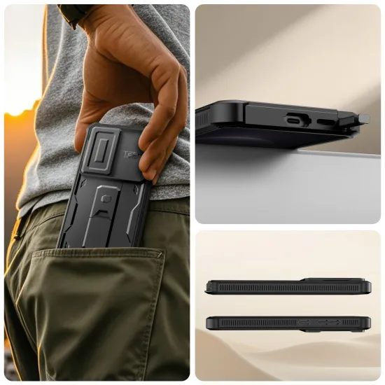 Tech-Protect Kevlar Cam+ etui, 2 sztuki, Samsung Galaxy S26 Ultra, czarne