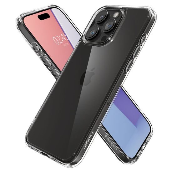 Spigen Ultra carcasă hibrid pentru mobil, iPhone 15 Pro, transparentă