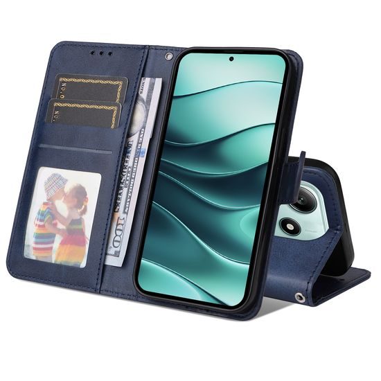 Μαγνητική Θήκη, Xiaomi Redmi Note 14 5G, μπλε