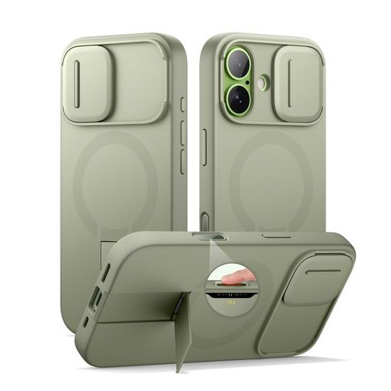 Suritch MagSafe Kickstand Camprotector θήκη iPhone 17, πράσινη