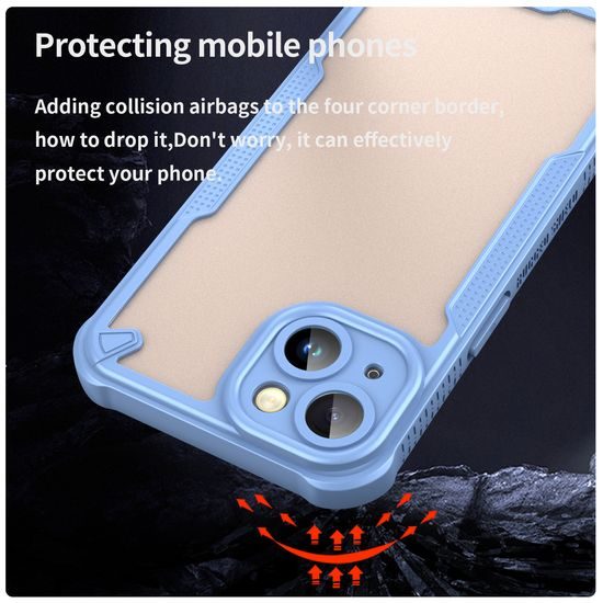 ArmorShield Hybrid Case, iPhone 14, μπλε