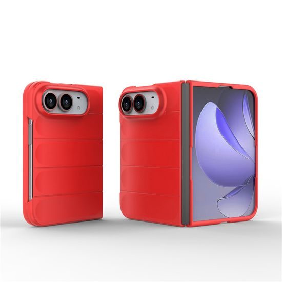 Magic Shield Case für iPhone Duo - Stoßfeste Schutzhülle aus TPU - Rot