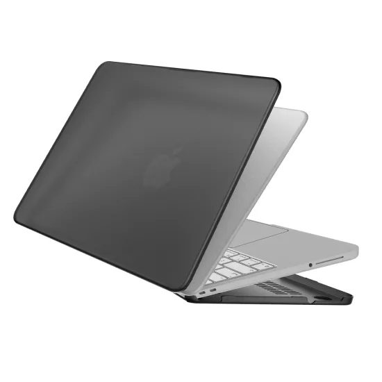 MacBook Neo 13 2026 dėklas – Tech-Protect SmartShell – matinė juoda