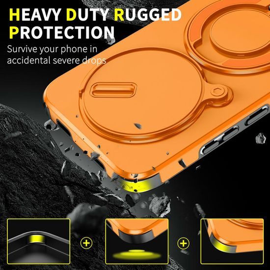 Camslide Stand maska, Xiaomi Redmi Note 15 Pro Plus 5G, narančasta