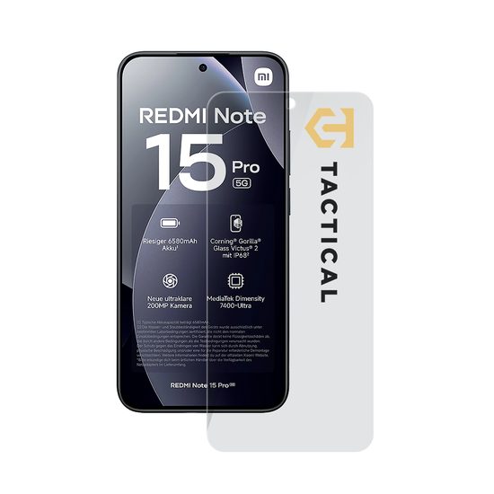 Tactical Glass Shield 2.5D γυαλί για Xiaomi Redmi Note 15 Pro 5G, διάφανο