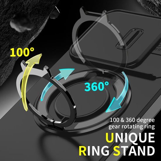 Θήκη Camslide Stand, Xiaomi 15T, μαύρη