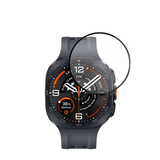 Samsung Galaxy Watch Ultra 2 apsauginė plėvelė – Techsuit Nano Flex – 2 vnt. – juoda