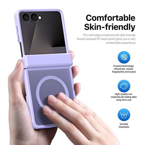 Samsung Galaxy Z Flip 8 vāciņš – Dux Ducis Yind MagSafe – violets