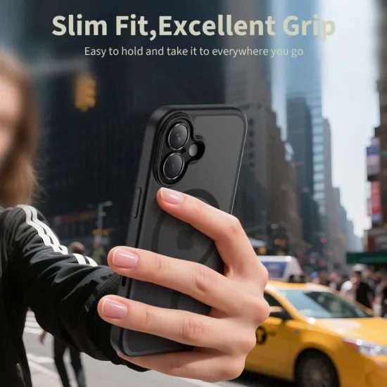 Tech-Protect MagPeak MagSafe CC, iPhone 17, μαύρο ματ