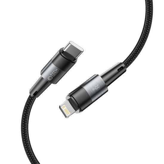 Tech-Protect UltraBoost USB-C - Lightning kábel, PD20W / 3A, 2 m, szürke