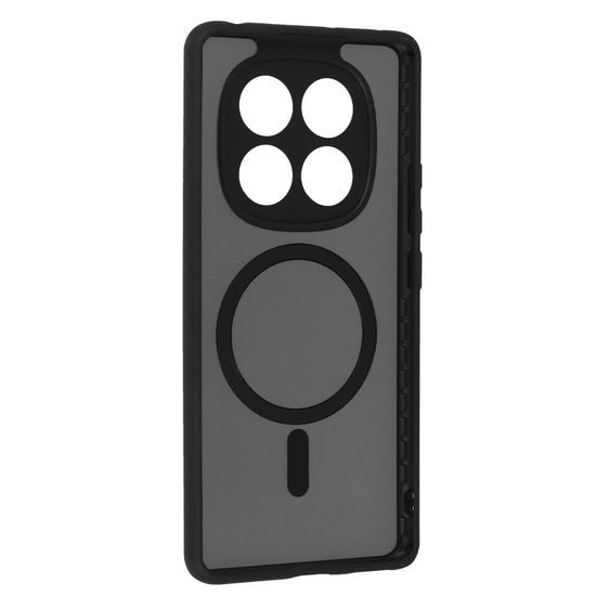 Θήκη Full Matte Mag Cover, Xiaomi Redmi Note 14 Pro 4G, μαύρη
