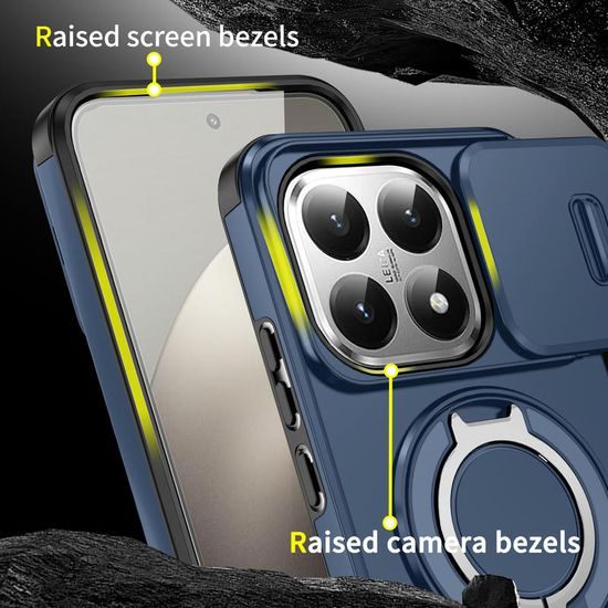 Θήκη Camslide Stand, Xiaomi 15T, μπλε