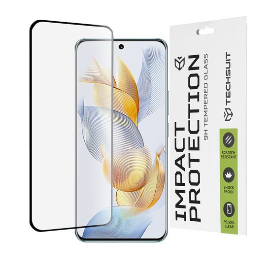 Techsuit 111D Panzerglas, Honor 90, schwarz