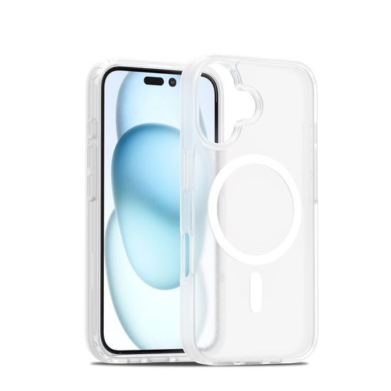 JP MagFit Colour MagSafe tok N52 mágnessel, iPhone 16, fehér