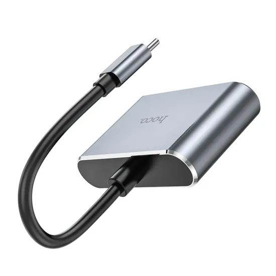 Hoco HB29 HUB USB-C na HDTV + VGA adapter