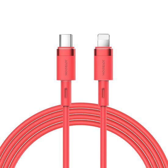 Joyroom USB-C Lightning kábel, PD 20W, 1.2m, piros (S-1224N9)