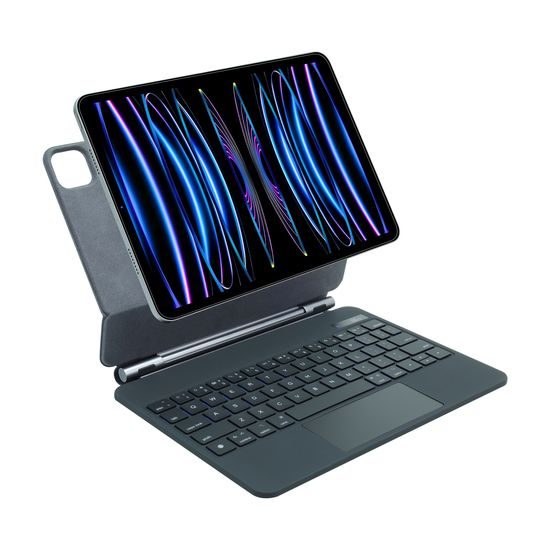 JP Magnetic Keyboard MK01 pouzdro na tablet s displejem, iPad Pro 11 2018 / 2020 / 2021 / 2022, iPad Air 4 10.9 2020 / Air 5 10.9 2022 / Air 11 2024 / 2025, černé