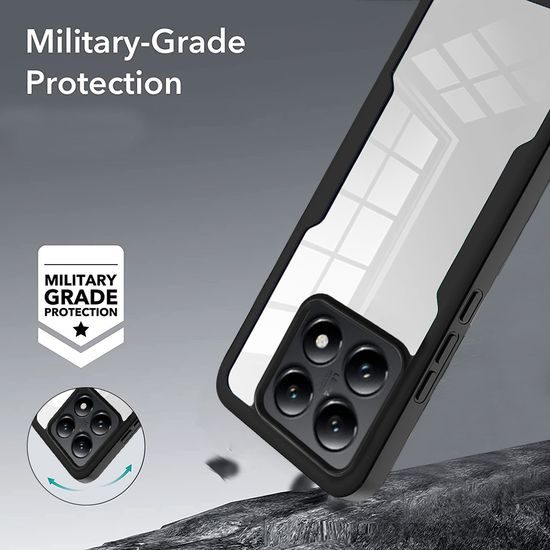 JP Defense colorful κάλυμμα, Xiaomi 14T, μαύρο