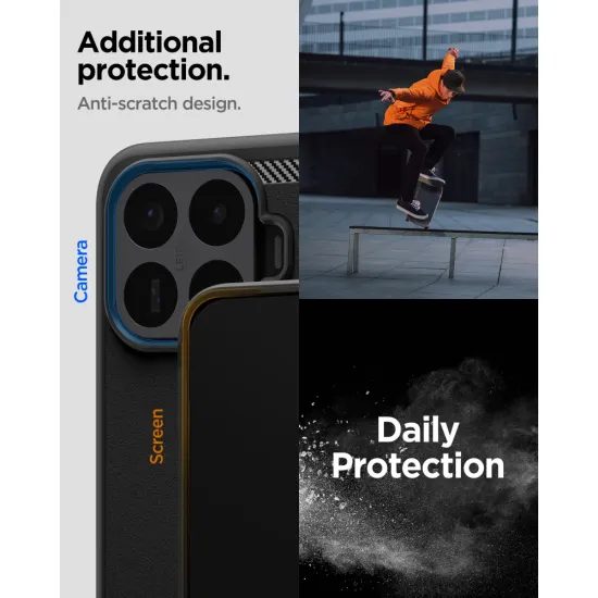 Xiaomi 17T Pro vāciņš – Spigen Rugged Armor melns