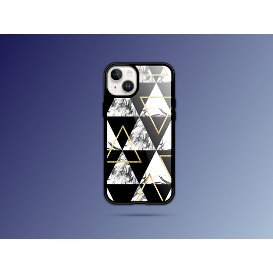 Momanio obal, iPhone XR, Marble triangle