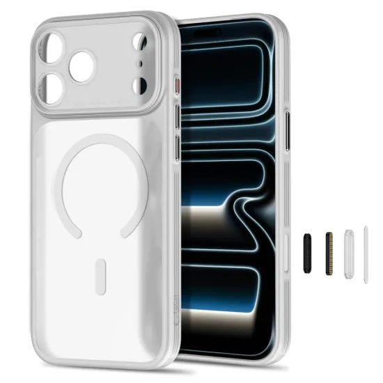 Tech-Protect MagPrime MagSafe CC, iPhone 17 Pro Max / 18 Pro Max, sivý
