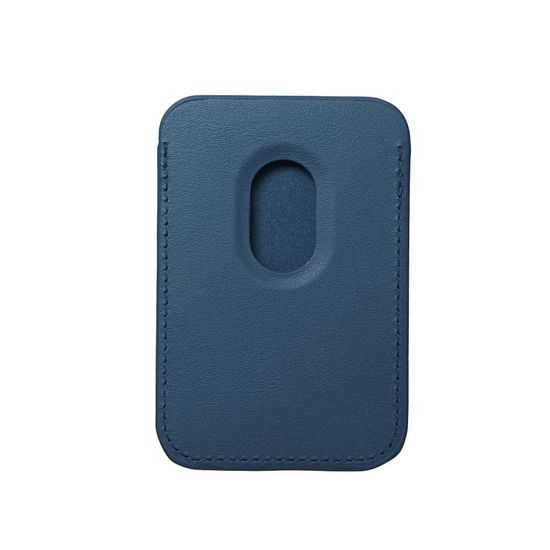 Mag Wallet usnjena denarnica, temno modra