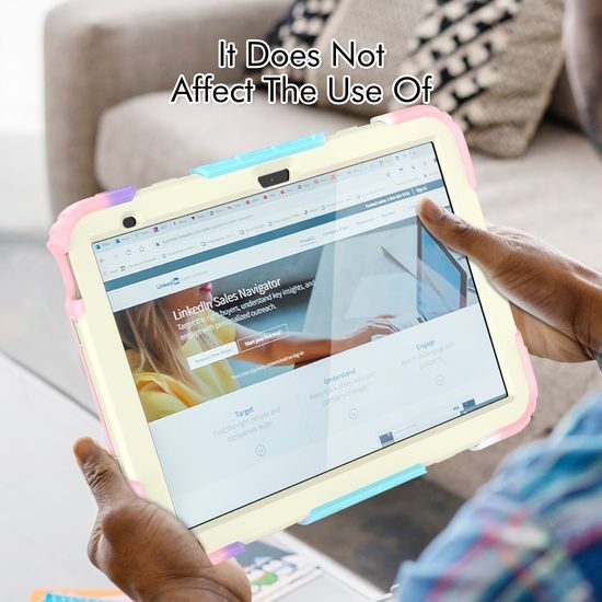 JP Solid360 Rainbow θήκη για tablet, iPad 10.9 2022 (iPad 10) / iPad 11 2025 (iPad 11)