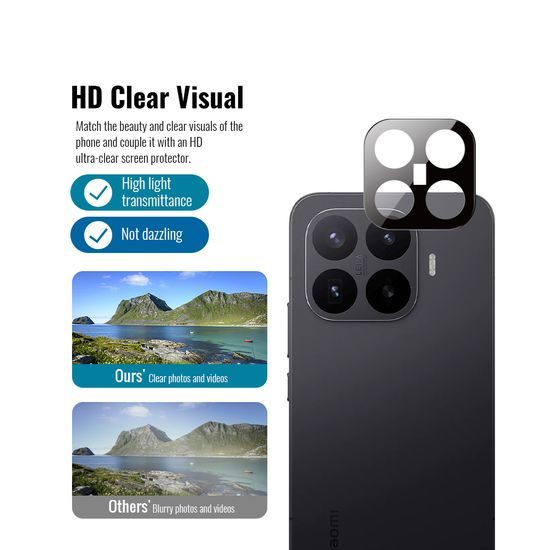 JP Combo pack, Sada 2 tvrzených skel a 2 sklíček na fotoaparát, Xiaomi 17T Pro
