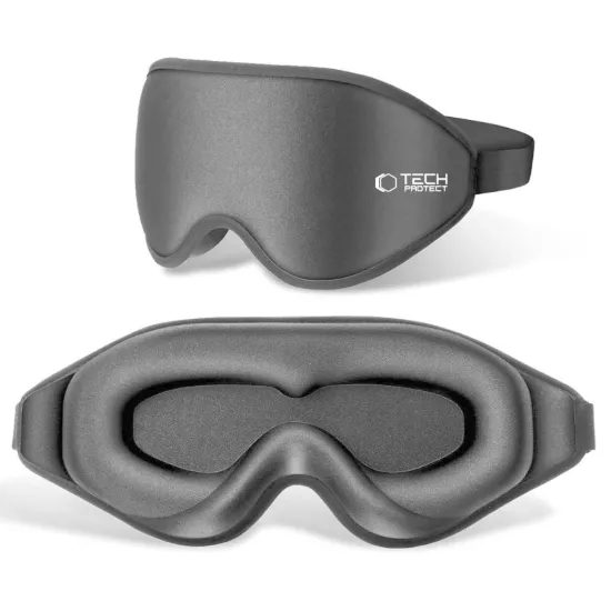 Miego kaukė Tech-Protect Eyeshade Sleep – pilka
