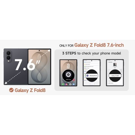 Samsung Galaxy Fold 8 vāciņš ar MagSafe – Suritch – zils
