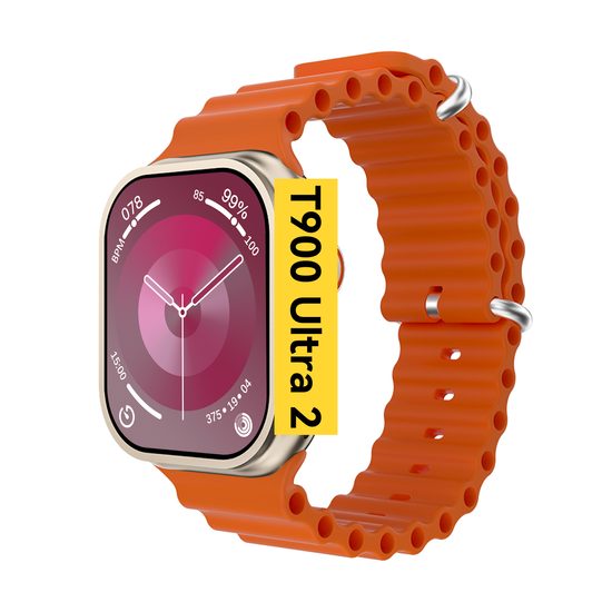 Smartwatch T900 Ultra 2, oranžové