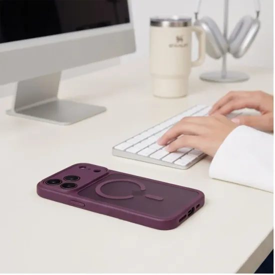 Tech-Protect BasicMag MagSafe ümbris iPhone 17 Pro / 18 Pro – veininpunane
