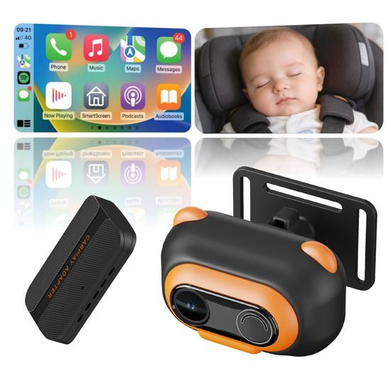 Smart Baby Monitor za auto s CarPlay i Android Auto