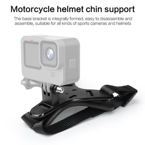 Set profesionalnih nosača za motocikl i nosač za bradu kacige za akcijske kamere