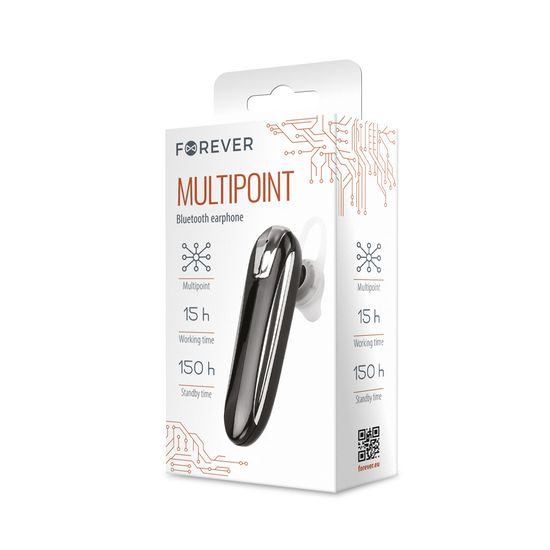 Forever FBE-01 Căști Bluetooth handsfree pentru mașină, negre