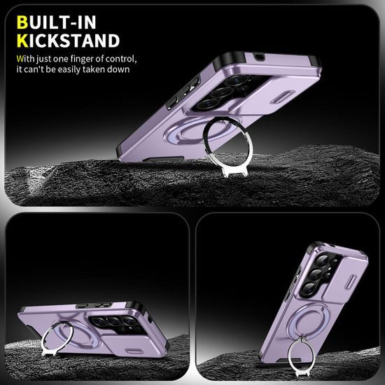 Θήκη Camslide Stand, Samsung Galaxy S26 Ultra, μωβ