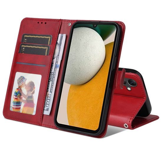 Magnet Case, Samsung Galaxy A15, červený
