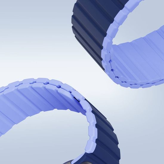 Dux Ducis Universelles Magnetisches Armband für Samsung Galaxy Watch 6 Pro / 6 / 6 Classic / 5 Pro / 5 / 5 Classic (20mm LD Version) - Blau